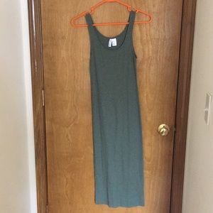 Long cotton/polyester dress